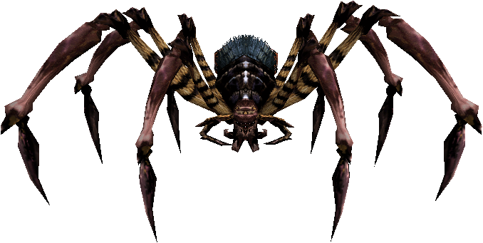 Red Scavenger Spider
