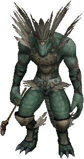 Delu Lizardman Shaman