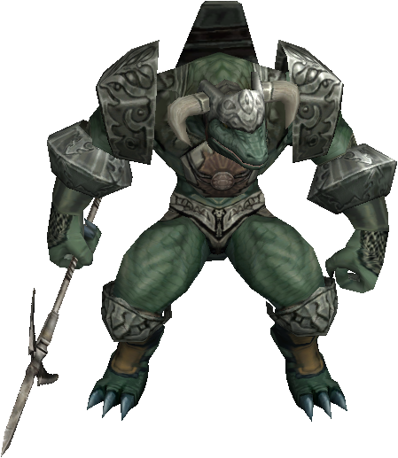 Delu Lizardman Commander